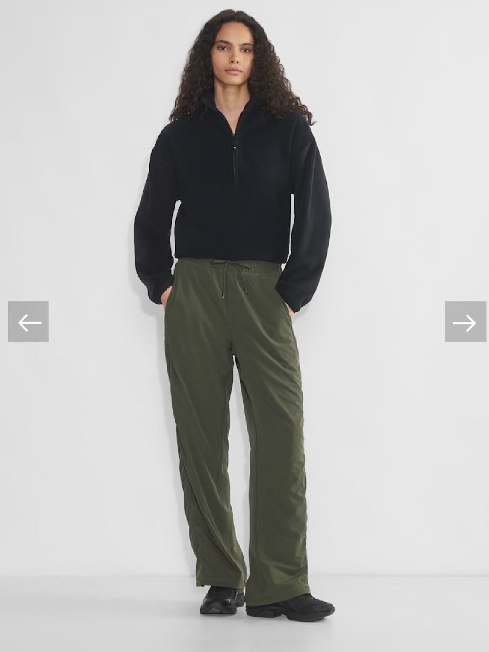 Aritzia Olive Green athletic Pants MoveTech Brisk Pants